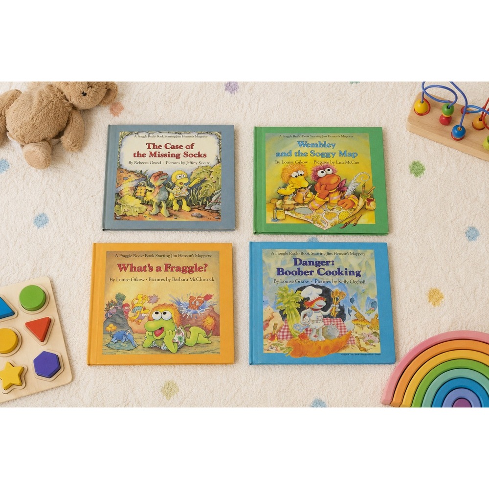 Vintage Jim Henson's Muppets Fraggle Rock Weekly Reader‎ Hardcover Books